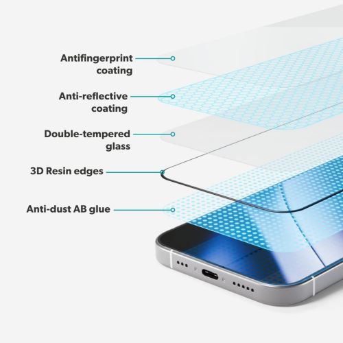 Epico AntiReflective Glass for iPhone 17 Pro (with Applicator)