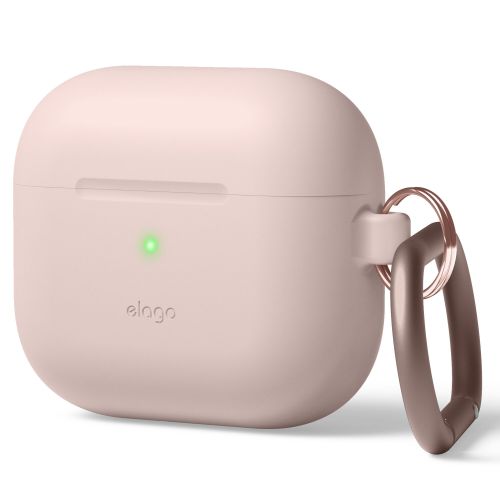 Elago AirPods 3 Hang Silicon Case Sand Pink