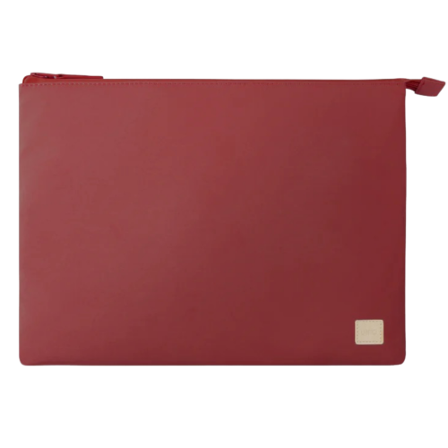 UNIQ Lyon Snug-fit Protective RPET Fabric Laptop Sleeve (Up to 14”) - Brick