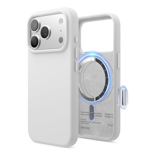 Elago Magnetic Silicone Case for iPhone 18 Pro/17 Pro - White