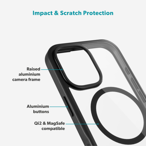 C&C Hero Pro Mag+ Case for iPhone 17 - Clear/Black