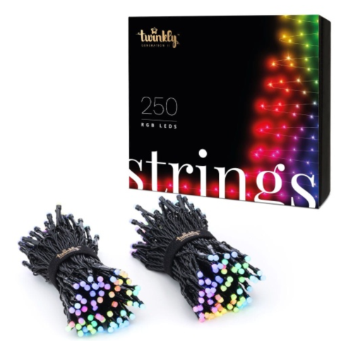 Twinkly Strings - 20m, 250 LED (RGB) 4.3MM, BT+WiFi, Gen II, IP44