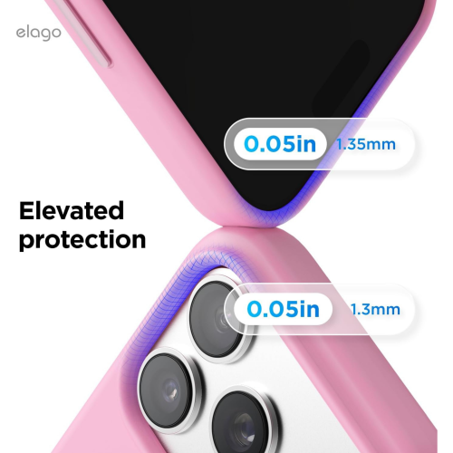 Elago Magnetic Silicone Case for iPhone 18 Pro Max/17 Pro Max - Hot Pink