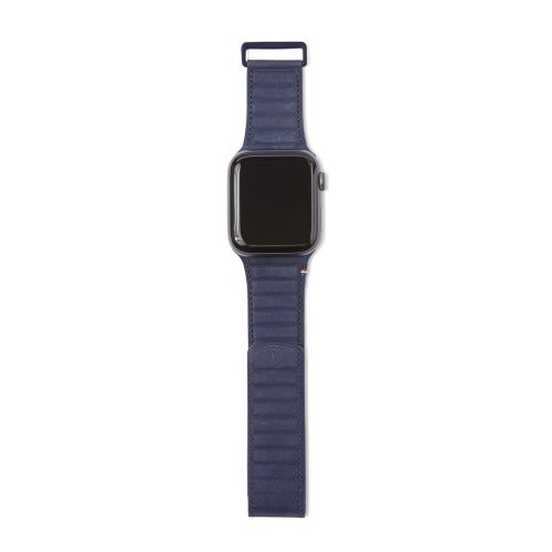 Decoded Leather Band for Apple Watch 44/45/46/49mm - Navy