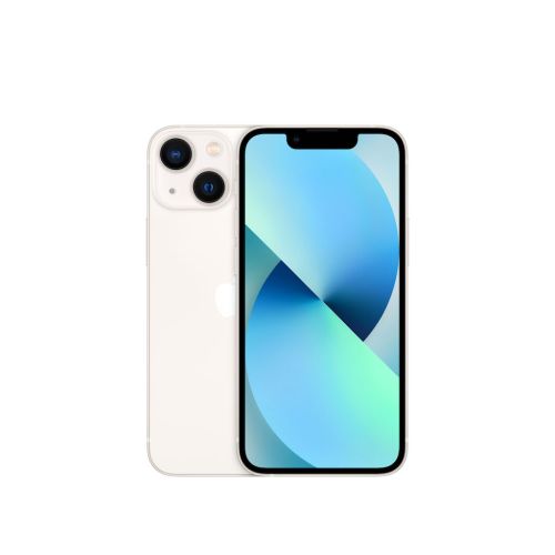 Refurbished iPhone 13 Mini 128GB, Starlight, Grade: A, Battery: Good,