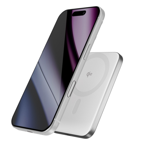 Epico Qi2 Aluminium Mag+ Power Bank 5 000 mAh - Silver