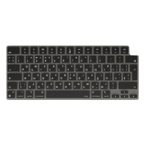 JCPal Silicone Keyboard Protection - INT + RUS