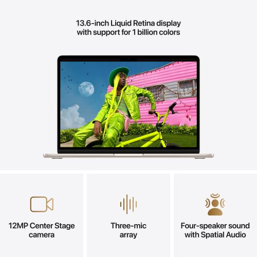 MacBook Air 13” Apple M5 10C CPU, 8C GPU/16GB/512GB SSD/Starlight/USA