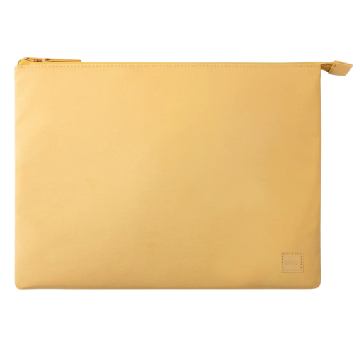 UNIQ Lyon Snug-fit Protective RPET Fabric Laptop Sleeve (Up to 14”) - Canary