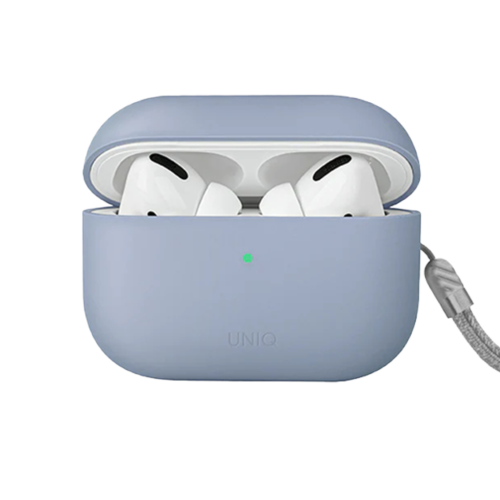 UNIQ Lino Hybrid Liquid Silicon Airpods Pro 2nd Gen (2022) Case - Arctic Blue