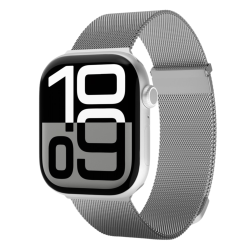 C&C Milanese+ Strap for Apple Watch (40-42 mm) - Silver