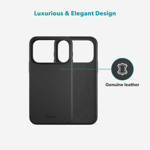 Epico Leather Mag+ Case for iPhone 17 Pro Max - Blue