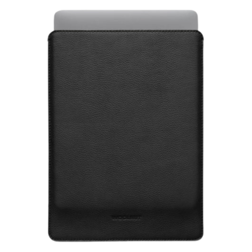 Woolnut Leather Sleeve for Macbook Pro 14" - Black 