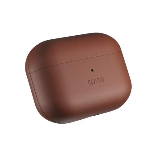 Epico Leather Cover for AirPods Pro 3 - Brown
