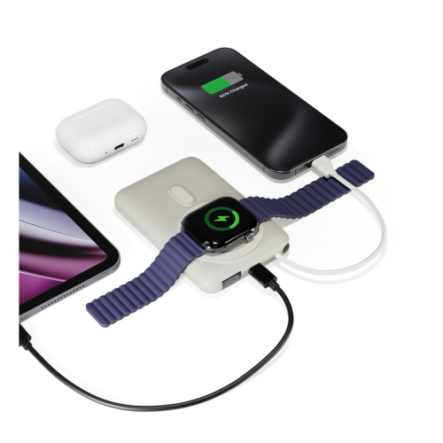 C&C 4in1 Mag+ & Apple Watch Power Bank 10 000 mAh - Grey