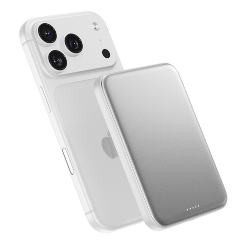 Epico Qi2 25W Aluminium Mag+ Power Bank 5000 mAh - Silver
