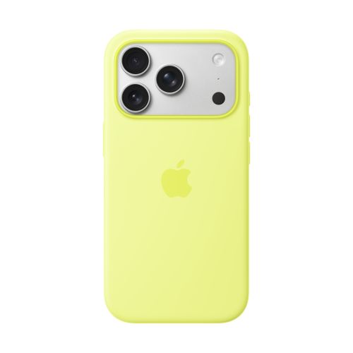 Apple iPhone 17 Pro Silicone Case with MagSafe - Neon Yellow