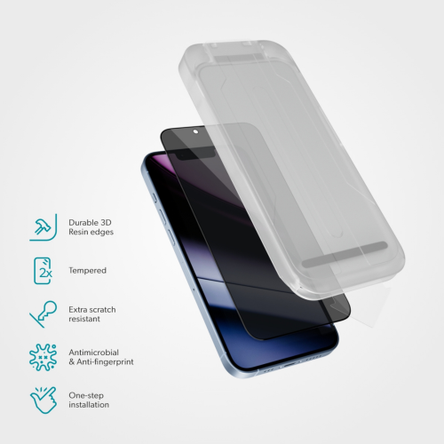 Epico Privacy Glass 3D for iPhone 17 Pro Max (with Applicator)