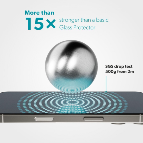 Epico ImpactCeramic Glass 3D for iPhone 17 Pro Max (with Applicator)
