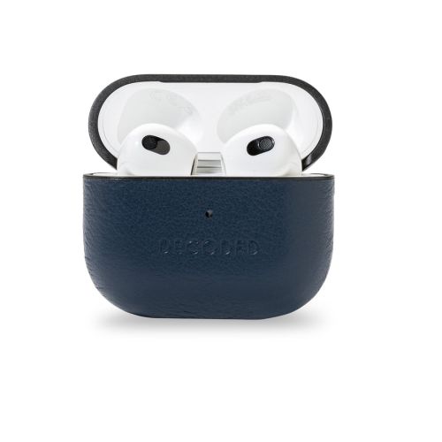 Decoded Leather Cover for Airpods 3rd Gen - Blue