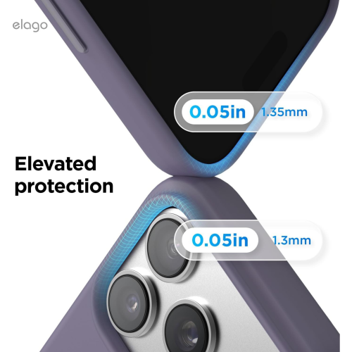 Elago Magnetic Silicone Case for iPhone 18 Pro Max/17 Pro Max - Deep Lavender