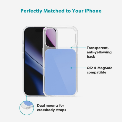 C&C Tile Mag+ Case iPhone 18 Pro Max/17 Pro Max - Light Blue