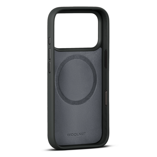 Woolnut Leather Case for iPhone 17 Pro - Black