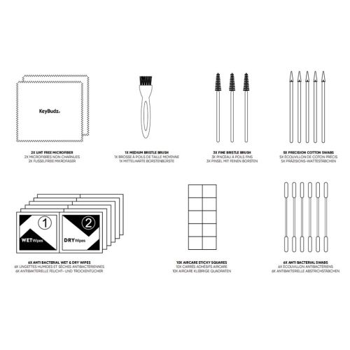 KeyBudz AirCare - Cleaning Kit for AirPods and AirPods Pro