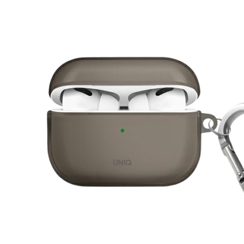 UNIQ Glase AirPods Pro 2nd Gen Hang Case - Glossy Smoke