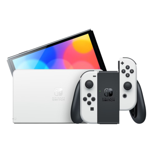 Nintendo Switch – OLED Model- White Joy-Con