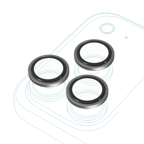 Epico Aluminium Lens Protectors for iPhone 17 Pro/17 Pro Max - Silver