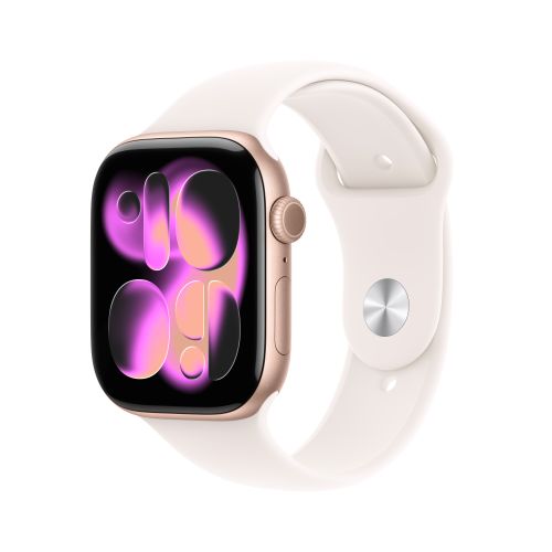 DEMO Apple Watch Series 11GPS42mmRose Gold Aluminium - Light Blush Sport Band - M/L