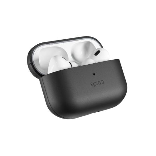 Epico Leather Cover for AirPods Pro 2 - Black