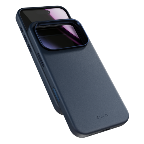 Epico Leather Mag+ Case for iPhone 17 Pro Max - Blue