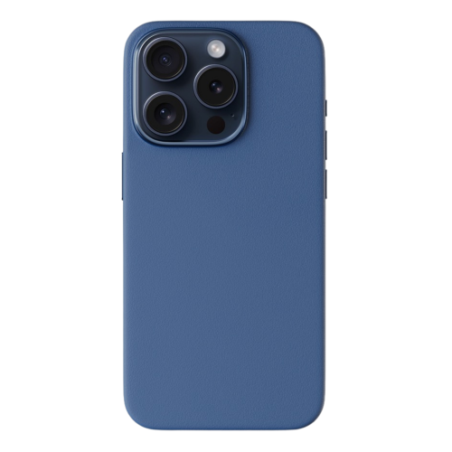 Epico Mag+ Leather Case iPhone 15 Pro Max - Blue