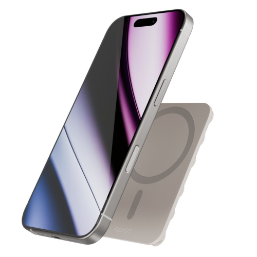 Epico Mag+ Suction Phone Holder MagSafe compatible - Titanium
