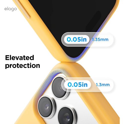 Elago Magnetic Silicone Case for iPhone 18 Pro/17 Pro - Sunshine