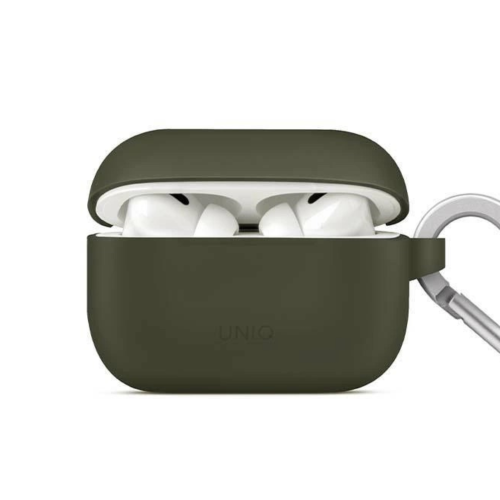 UNIQ Vencer AirPods Pro 2nd Gen Silicone Hang Case - Moss Green