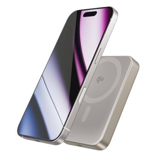 Epico Qi2 Aluminium Mag+ Power Bank 10 000 mAh - Titanium