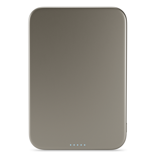 Epico Qi2 Aluminium Mag+ Power Bank 5 000 mAh - Titanium