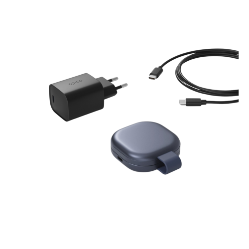 Epico UltraBase EF35 Qi2 (25W) MagSafe Compatible Foldable 2-in-1 Wireless Charger - Deep Blue