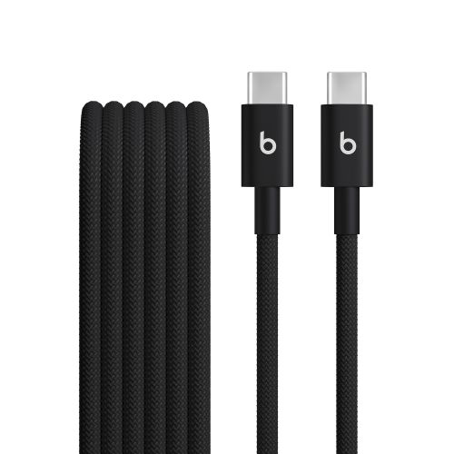 Beats USB-C to USB-C Woven Cable (1.5 m) - Bolt Black