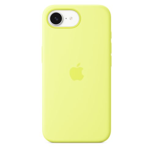 Apple iPhone16e Silicone Case - Neon Yellow