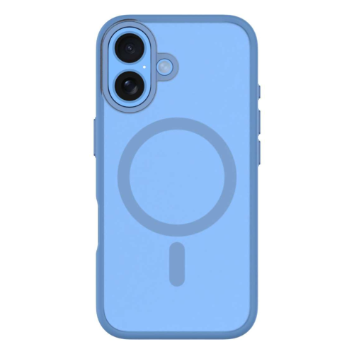 QDOS Transparent Case for iPhone 16 - Ultramarine