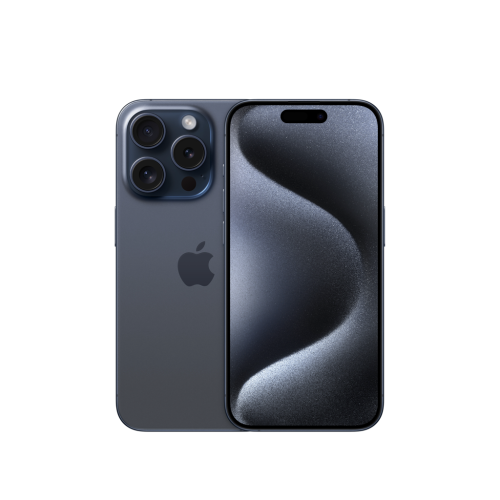 Refurbished iPhone 15 Pro 256GB, Blue titanium, Grade: A, Battery: Good