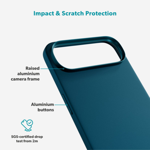 Epico Silicone Mag+ Case for iPhone 17 Air - Petrol Blue