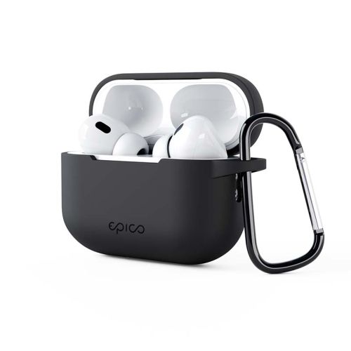 Epico Silicone Outdoor Cover for AirPods Pro 2 - Black