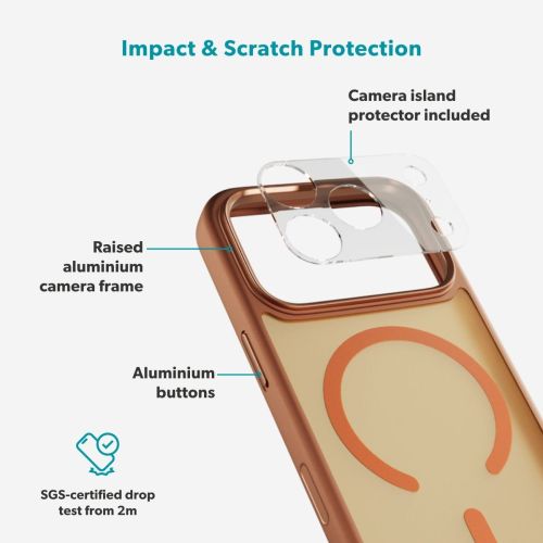 Epico HeroMatte Pro Mag+ Case for iPhone 17 Pro Max - Orange
