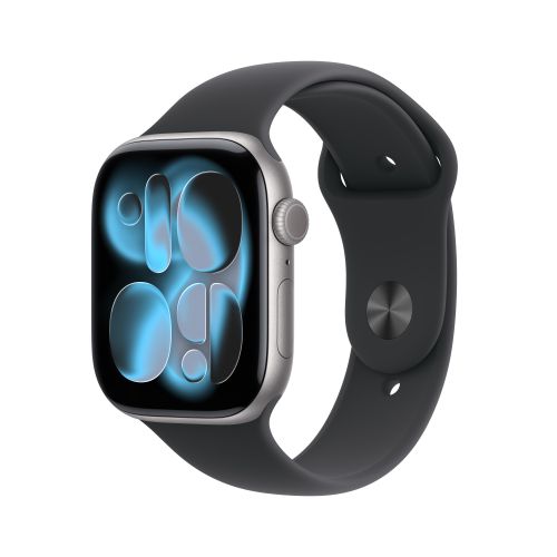 DEMO Apple Watch Series 11GPS46mmSpace Grey Aluminium - Black Sport Band - M/L