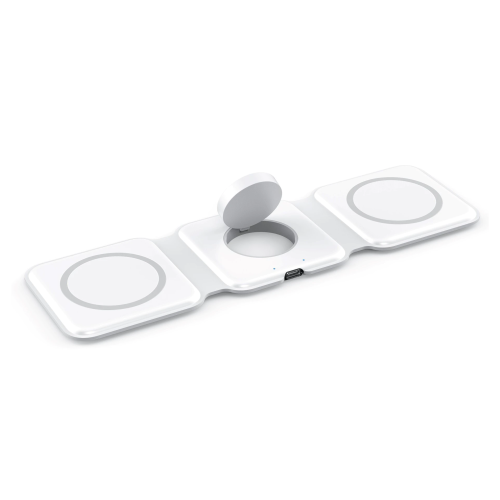 Spello 3in1 Portable Wireless Charger - White
